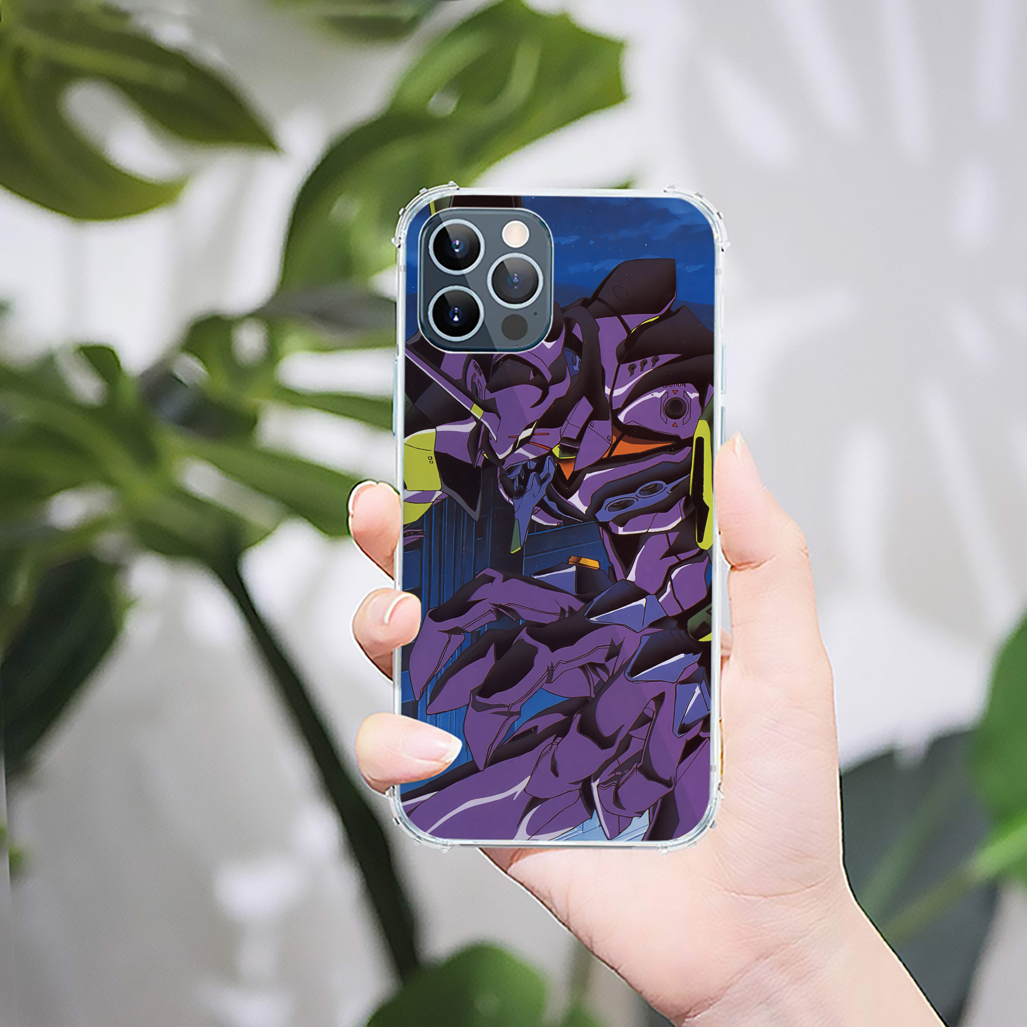 （画像用） EVA 新世紀エヴァンゲリオン 【iPhone 12シリーズ対応】透明スマホケース（クリアソフトケース）